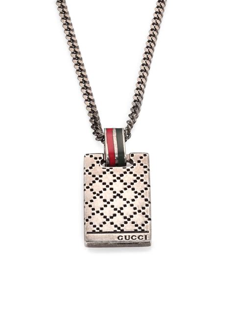 gucci inspired necklace|gucci necklace men.